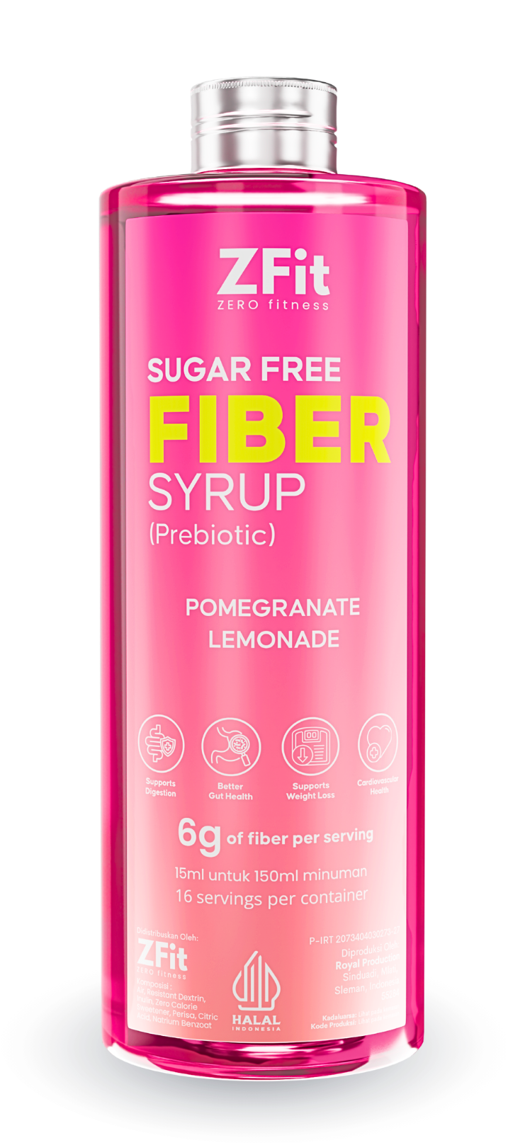 ZFIT Fiber Syrup bottle